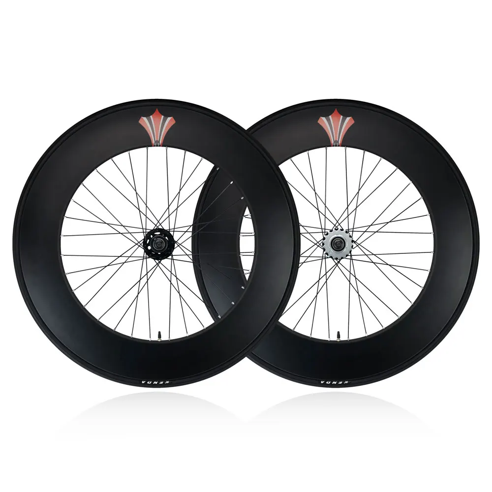 Good Aluminum Alloy Fixed Gear Wheelset 90mm Width Single Speed Fixed Gear Wheel Set 700C Fixie Wheelset