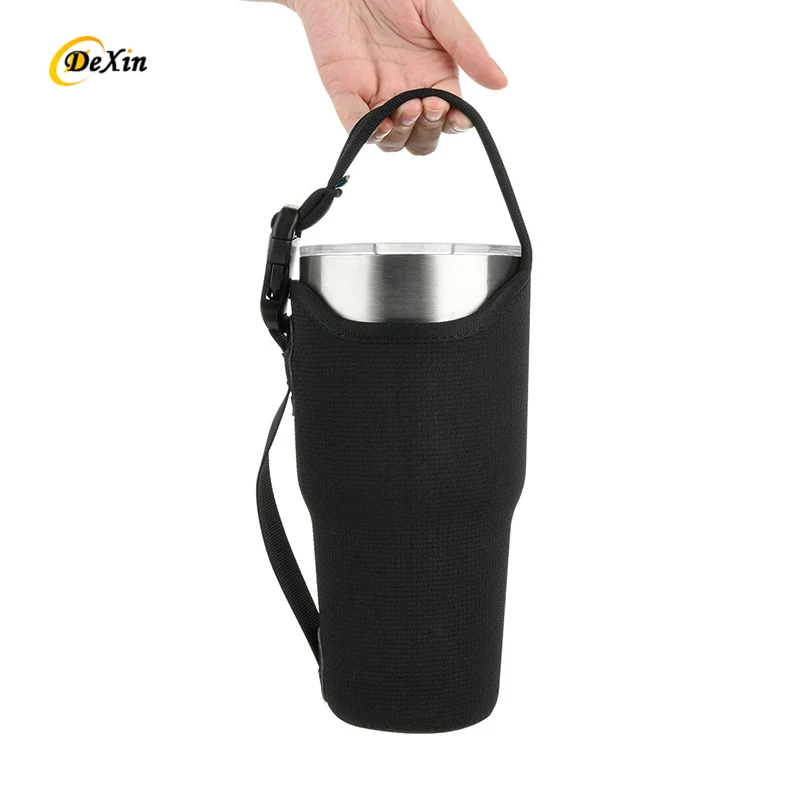 Custom Printing Neoprene Ice Coffee Sleeve Waterproof Insulator Cup Sleeve Reusable Cooler Bag Cold Drinks Insulated Cupsleeve