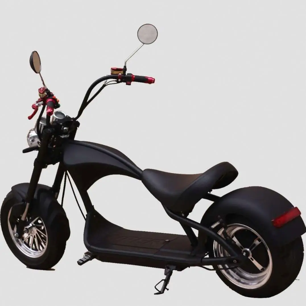 Retail Online Sale New Classic Electro Electronic Scooter Chopper Electric 1500W 60V 12AH