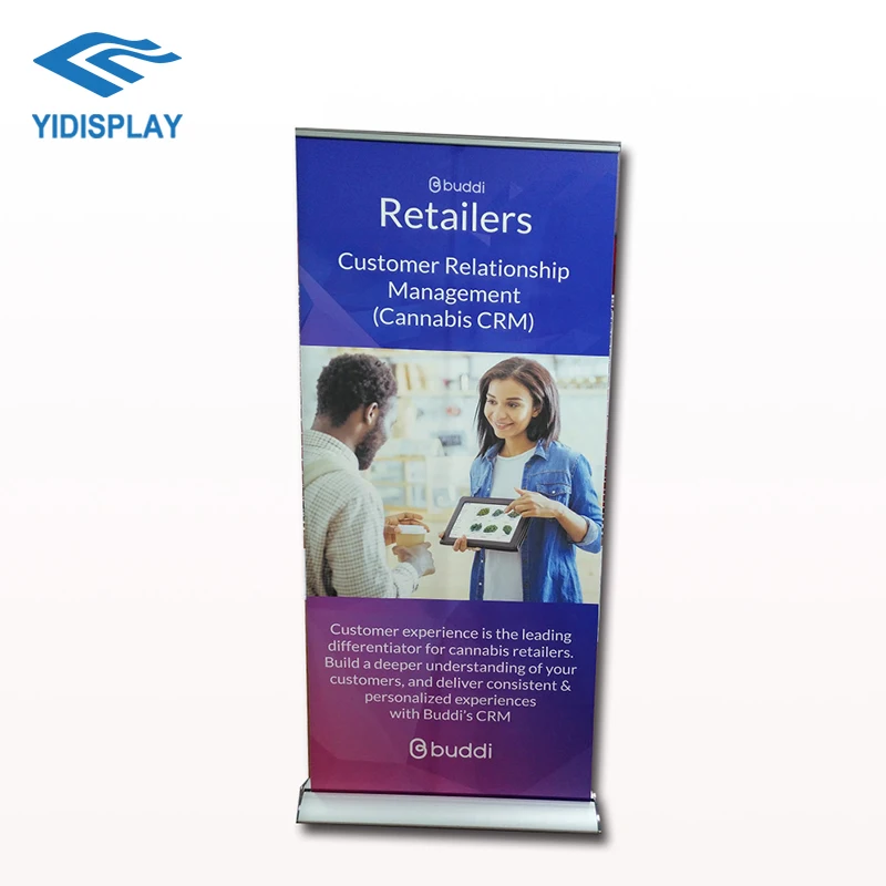 Factory Direct Tripod Outdoor Backdrop Banner Stand Display Roll Up Banner