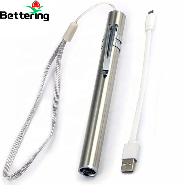 doctor promotional gifts pen clip pocket kids mini bulk led keychain flat led cheap flashlight with usb charger rechargeable