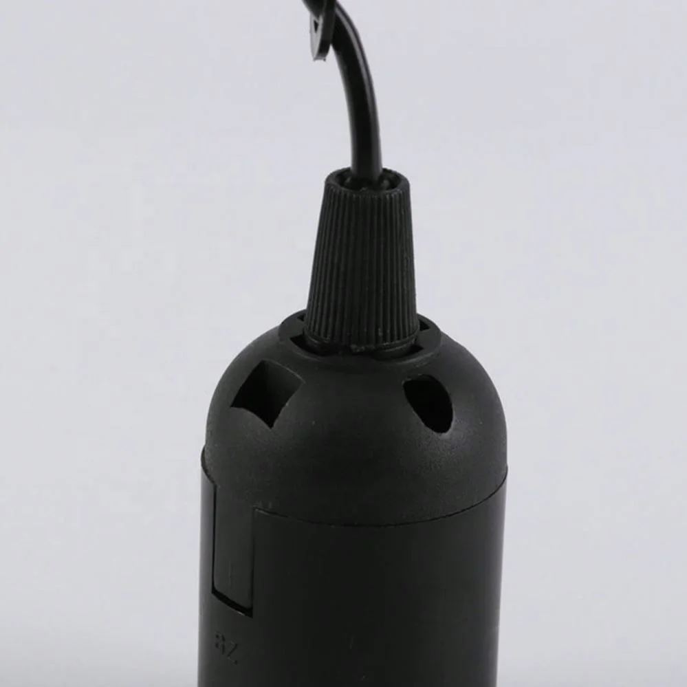 Edison E27 Antique Led Bulb Socket Base Vintage Retro Holders Pendant Wire Plastic Lamp Holder
