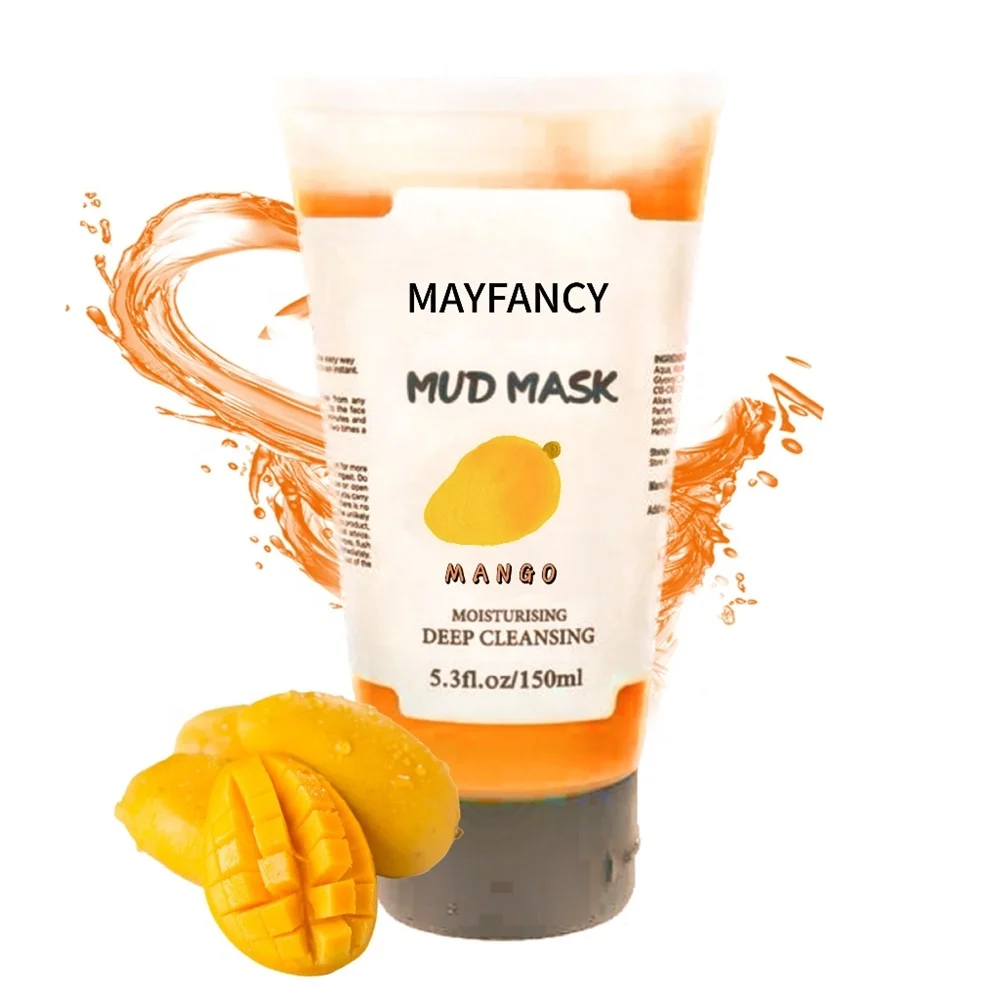 Custom 150ml Organic Clay Mask Empty Plastic Cosmetic Tube Sunscreen Facial Cleanser Skin Care Use Packaging Face Cream Lotion