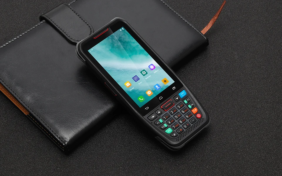 Самый дешевый UNIWA HS002 4-х дюймовый портативный сканер Nfc КПК Android Ручной терминал 2D QR
