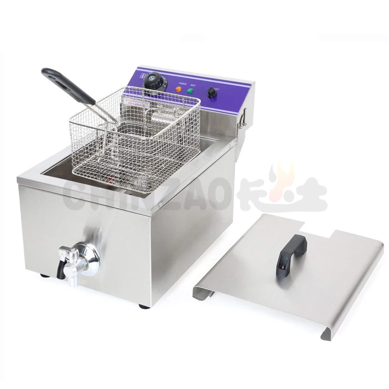 
Electric Stainless Steel Countertop Deep Fryer 