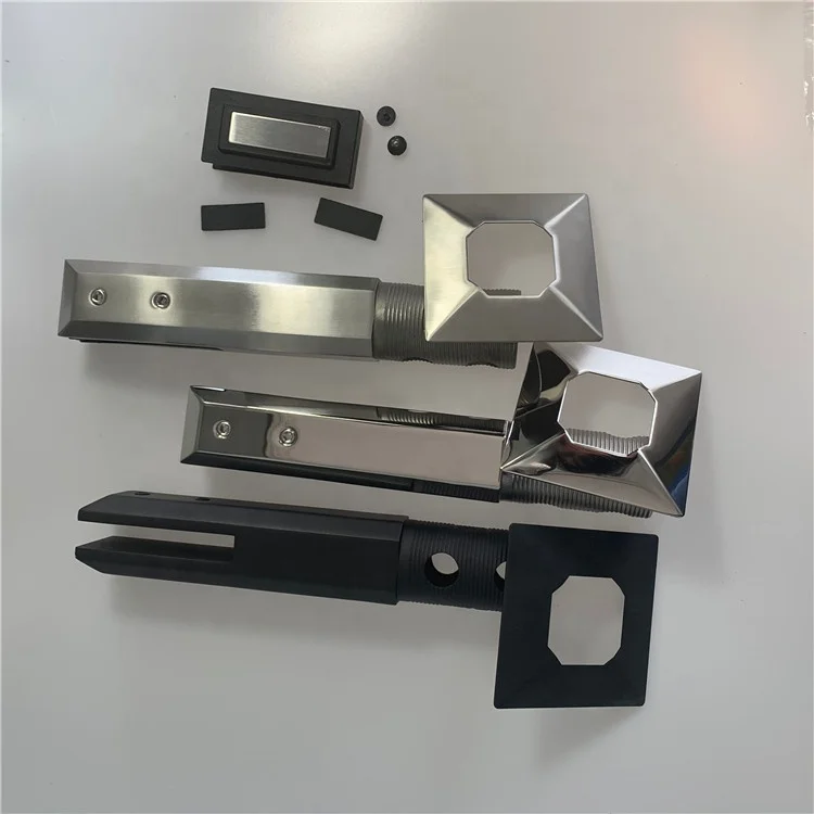 glass balustrade pool fencing stainless steel 316 2205 square core drilled spigot