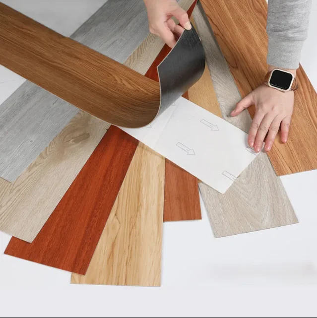 Free Sample Lvt Loose Lay Flooring Vigin Materials Waterproof Fireproof Luxury Vinyl Plank&Tile Indoor Plastic Flooring