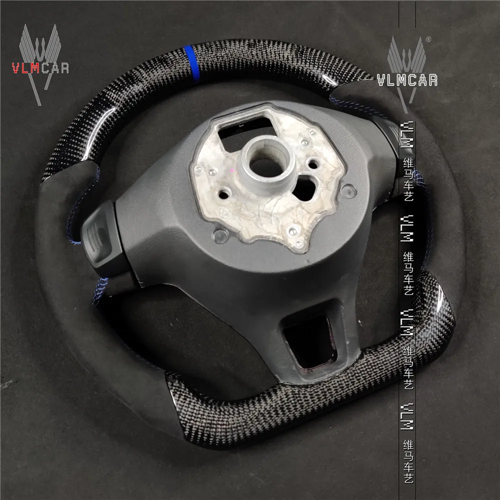 Private custom  carbon fiber steering wheel For VW Golf6/ MK6/Scirocco/Magotan/Polo/Bora