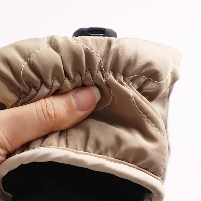 High Quality Winter Fashion electric Storage gloves Warm Heated Sport Gloves for Hunting Skiing Fishing and fingers exposed