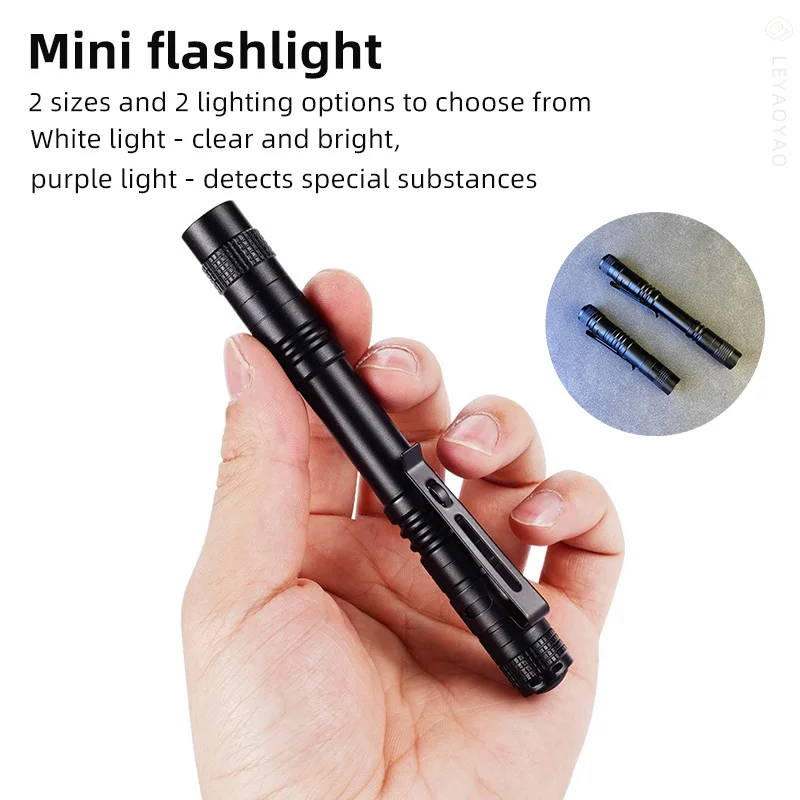 Outdoor multifunctional portable pen light, medical strong light waterproof flashlight, tactical pen mini LED flashlight