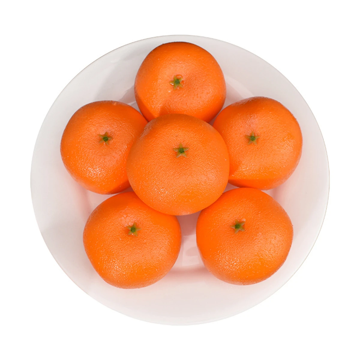 Wholesale Hot Kitchen Decoration Simulation Foam Material Artificial Orange Fruits Simulated Tangerine For Home Decor