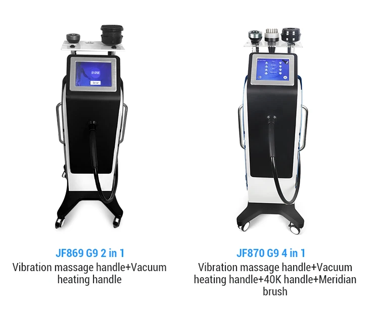 2024z Vertical 4in1 vacuum heating G9 vibration massage slimming machine G8 cellulite massager with Bio brush & 40K