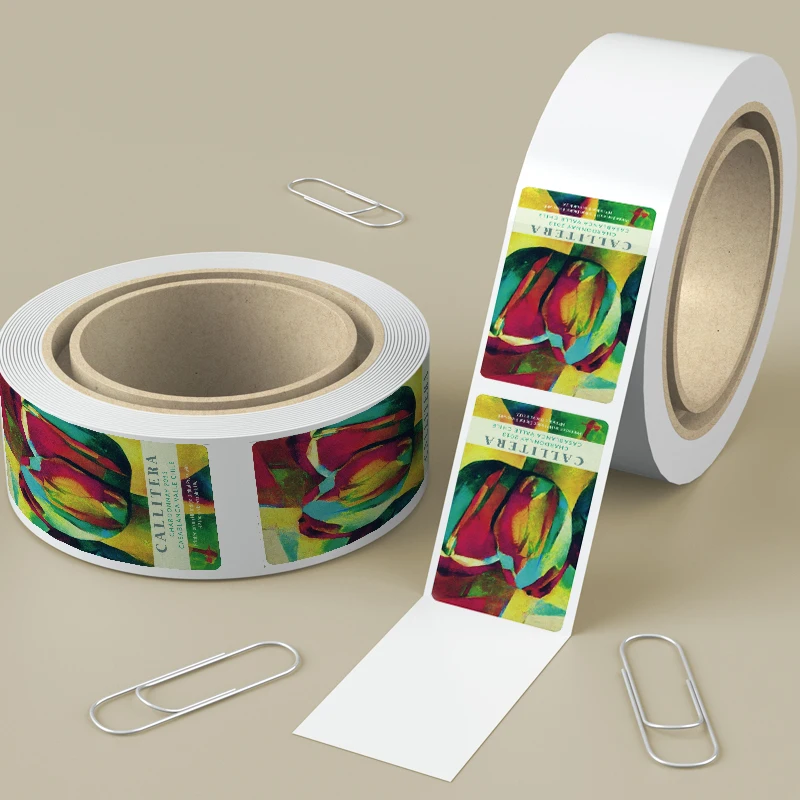 Vinyl Self-adhesive Label Die Cut Printed Customized Stickers Custom Logo Stickers UV Water Oil Proof Outdoor Use Durable PVC