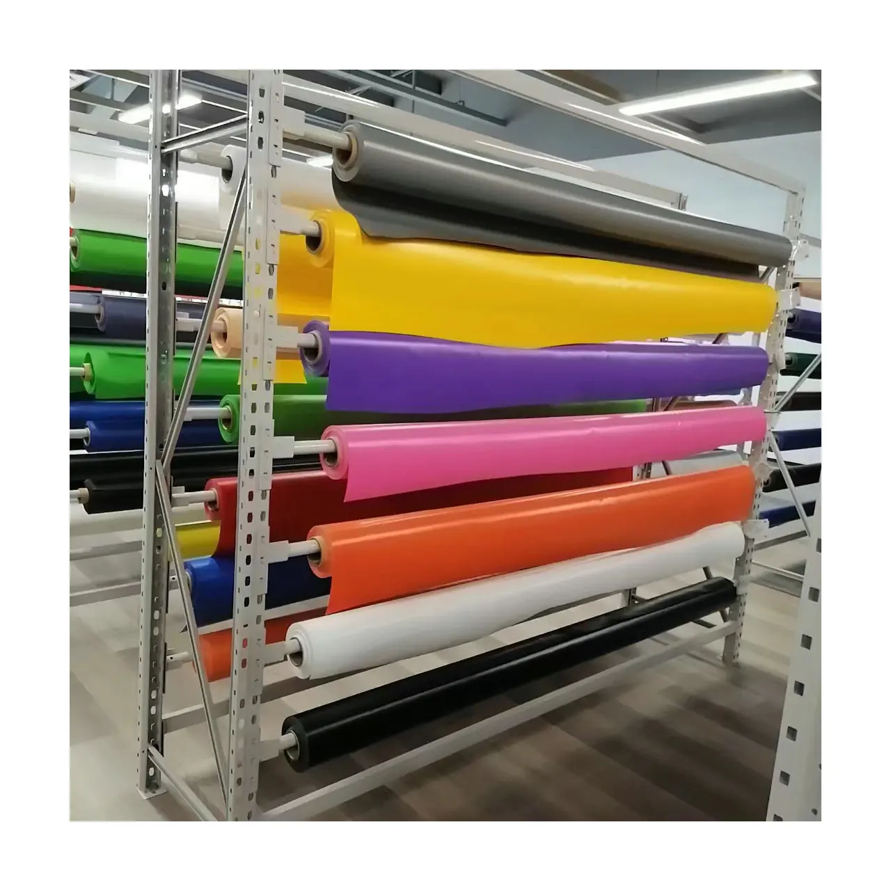 Sijiatex waterproof pvc coated polyester tarpaulin tear-resistant pvc fabric for fast roll up doors