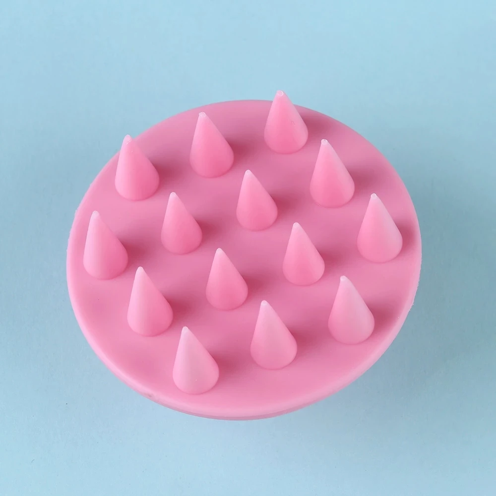 Private logo Hair Scalp Massager Silicone Scalp Hair Massage Shampoo Brush