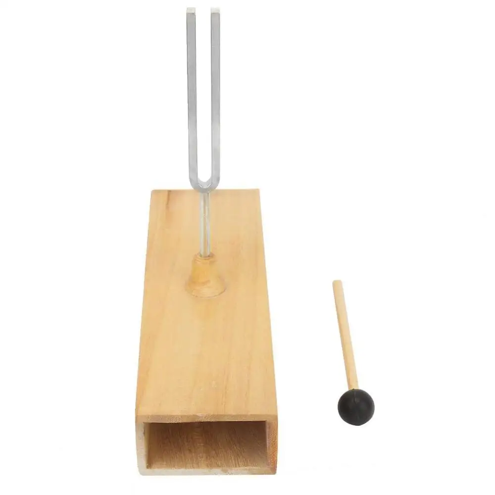 Geslonlab HSPA-015 256HZ Tuning Fork, Wooden Speaker Resonance Physical Acoustics Experimental Equipment Teaching