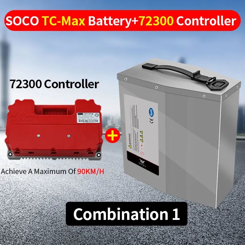 For super soco tc max Battery Spped-Up Controller Fast Charger Free Large Capacity Batteries Direct Replacement