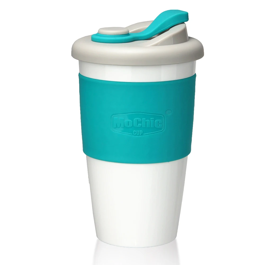 
Eco-Friendly 16Oz Reusable Plastic Polylactic Acid Coffee Cup Mugs With Lid 