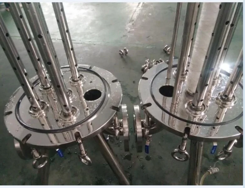 Industrial Filtration Equipment 304 316L Stainless Steel Seven Cartridges 10' Filter Housing for Distillery Wine/Whiskey/Beer