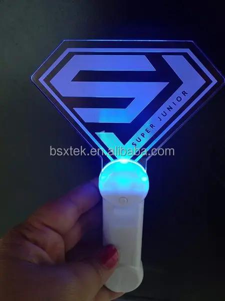 Custom Logo Concert & Nightclub LED Flashing Neon Light Stick Acrylic Party Decorations
