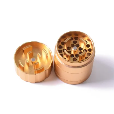 YIQIAN новые аксессуары для курения Oem логотип под заказ стальной сплав портативная травяная дробилка табака 4