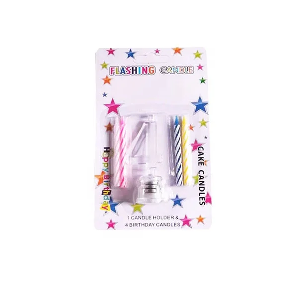 
2021 wholesales cross-border adult children wedding birthday party number led candle 