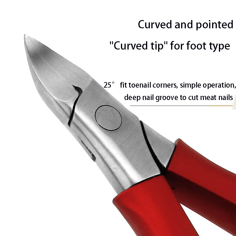 Special thick toenail scissors pedicure gray nails diagonal sharp eagle nose pliers Nail clippers