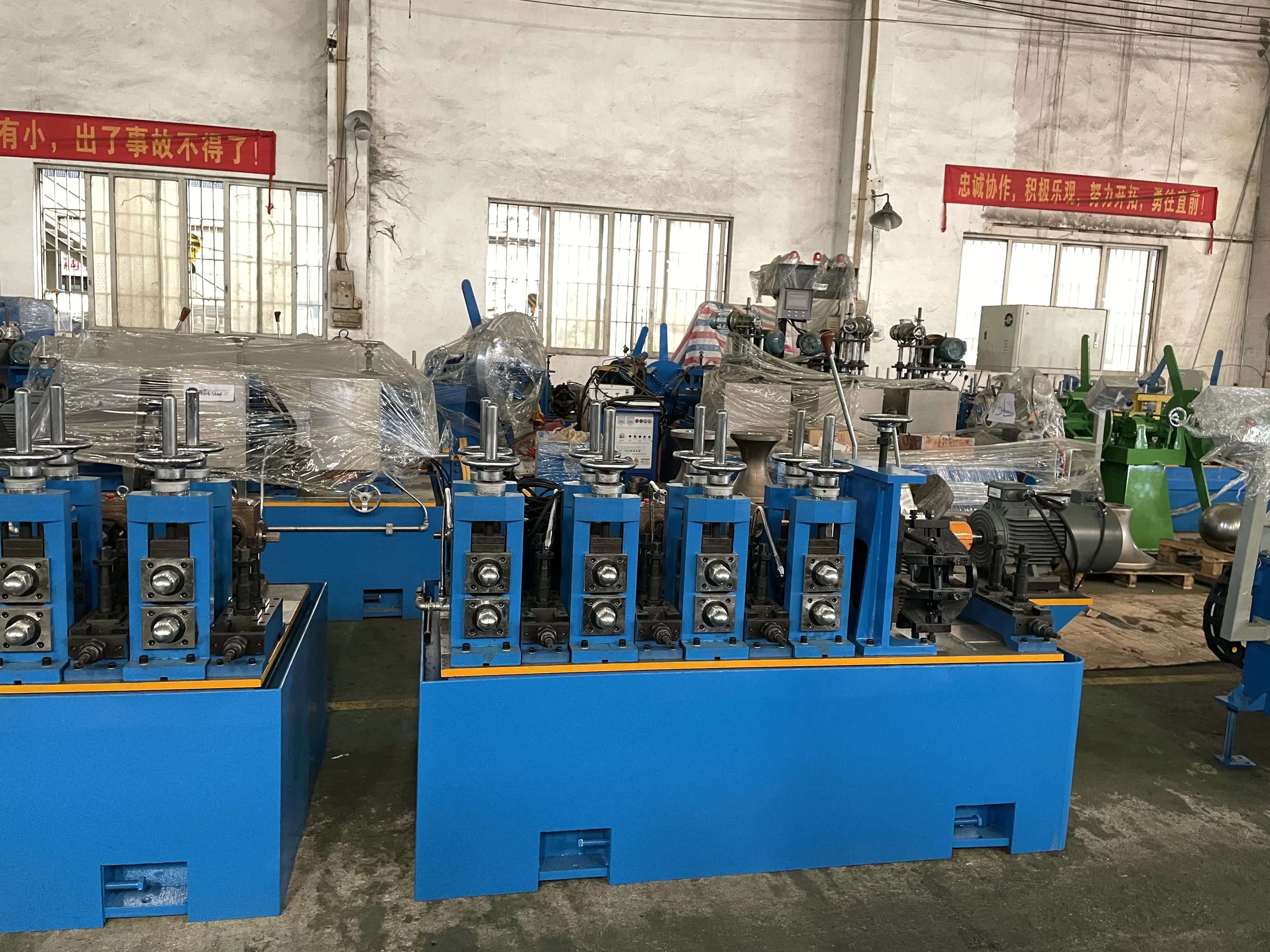 Welded carbon galvanized Steel Pipes Machine
