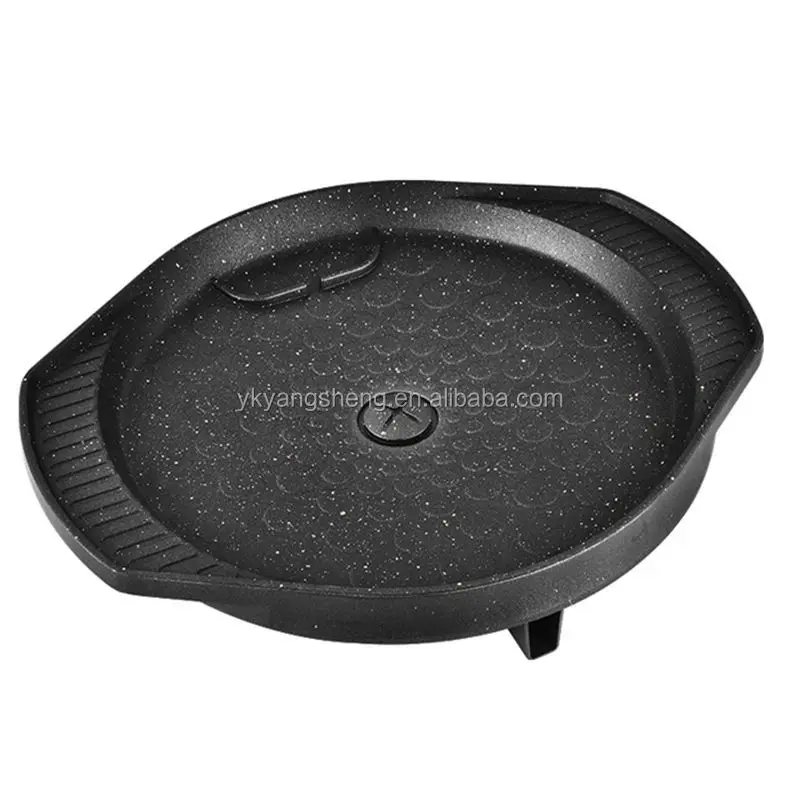 Easy To Operate Cast Iron Grill Pan Factory Manufacture Korean Barbecue Grill Pan