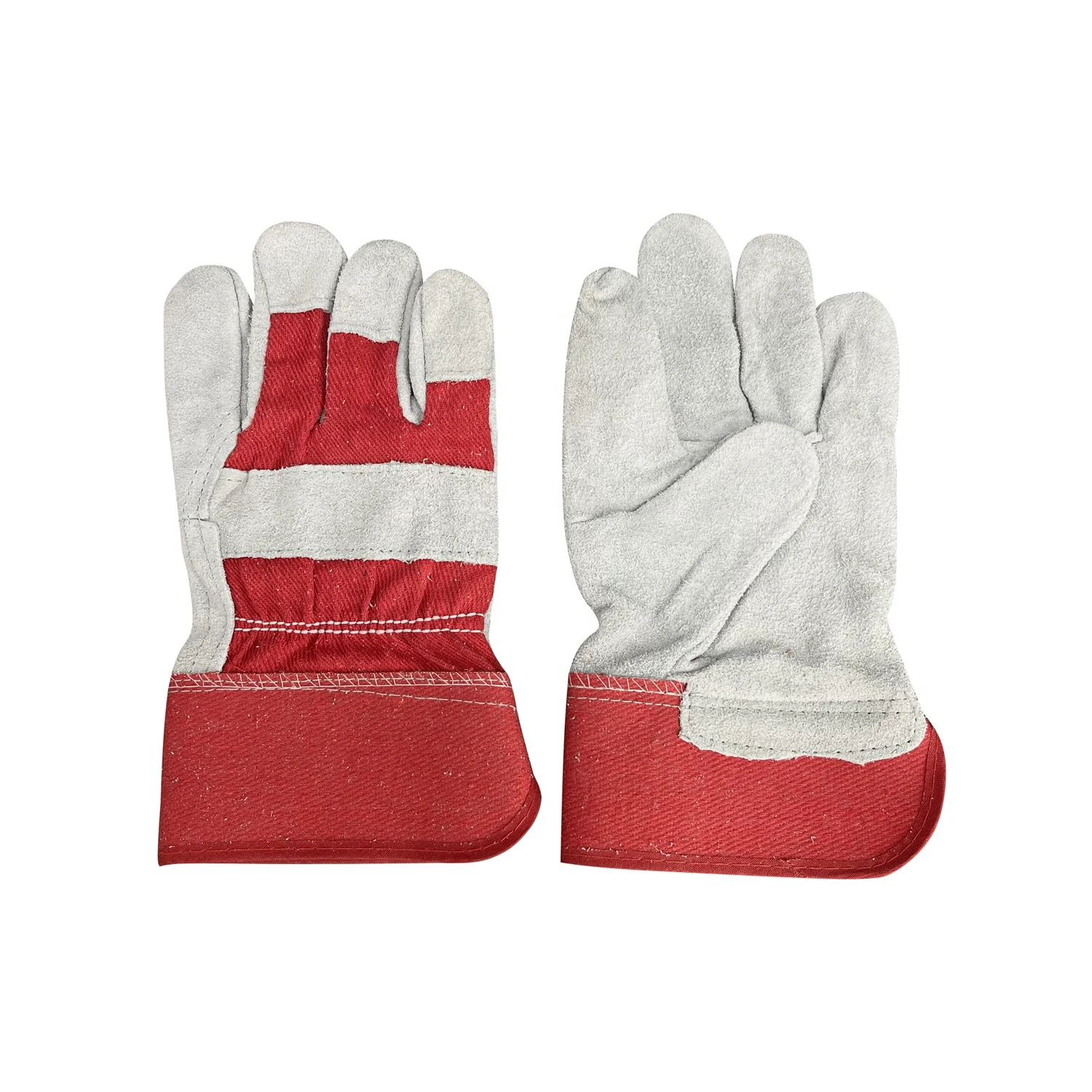 China Wholesale Bulk Products Leather Working Safety Work Glove Leather Products Gloves for Welding