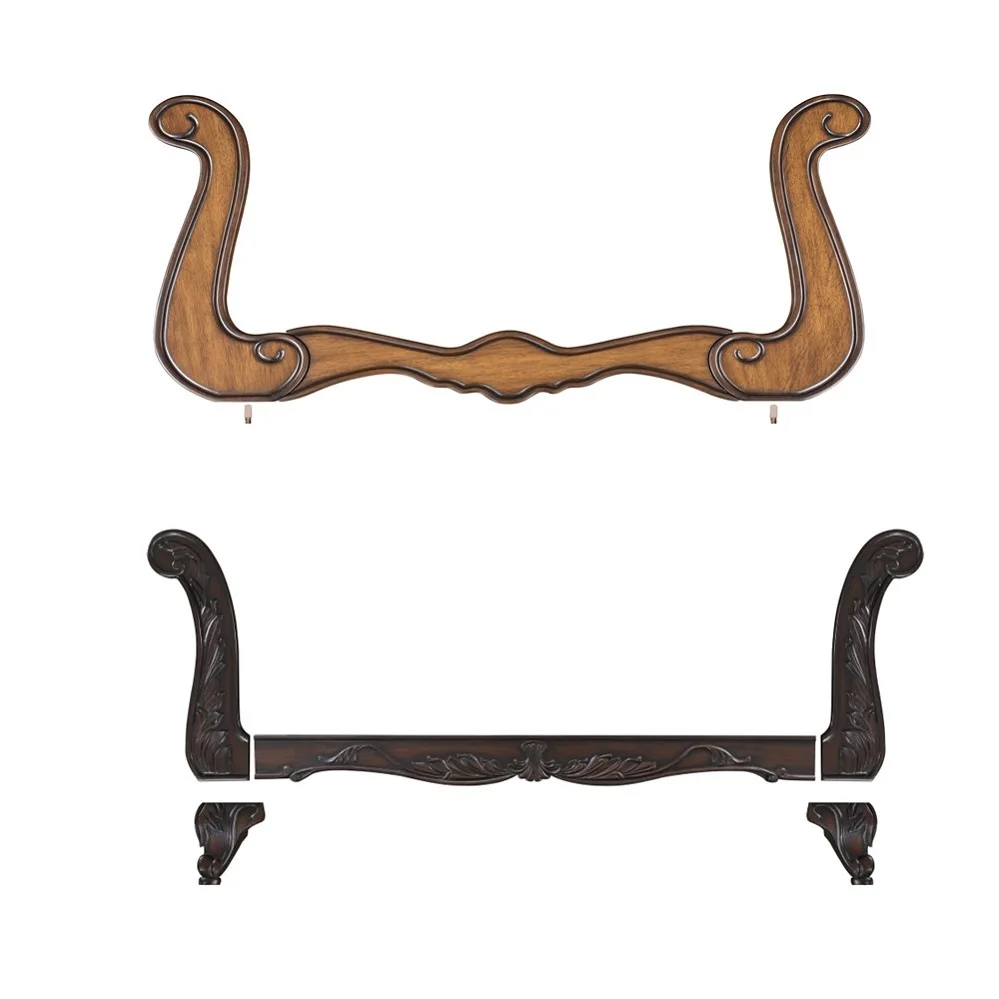 Cheap Hand Carved Solid Wood Antique Eco-Friendly Useful Carved Classic Wood Sofa Frame