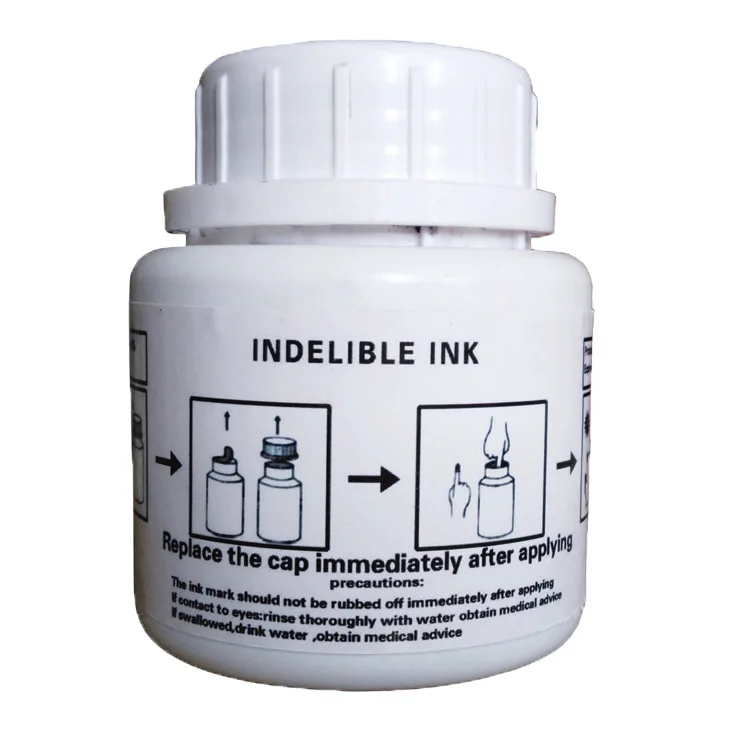 Anti Fraud Blue Purple Green Red Rose Voting Silver Nitrate Indelible Ink For Voting Election Ballot