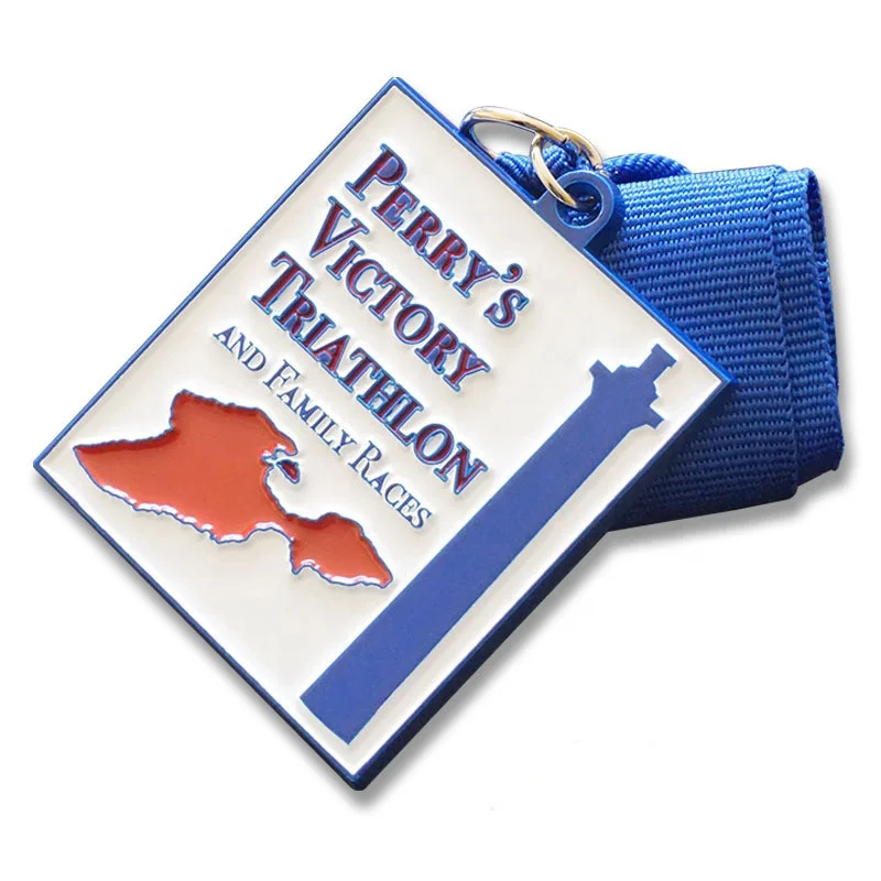 China Manufacture Wholesale Custom Metal Award Medal Marathon Running Trophies Sport Medal No Minimum Order