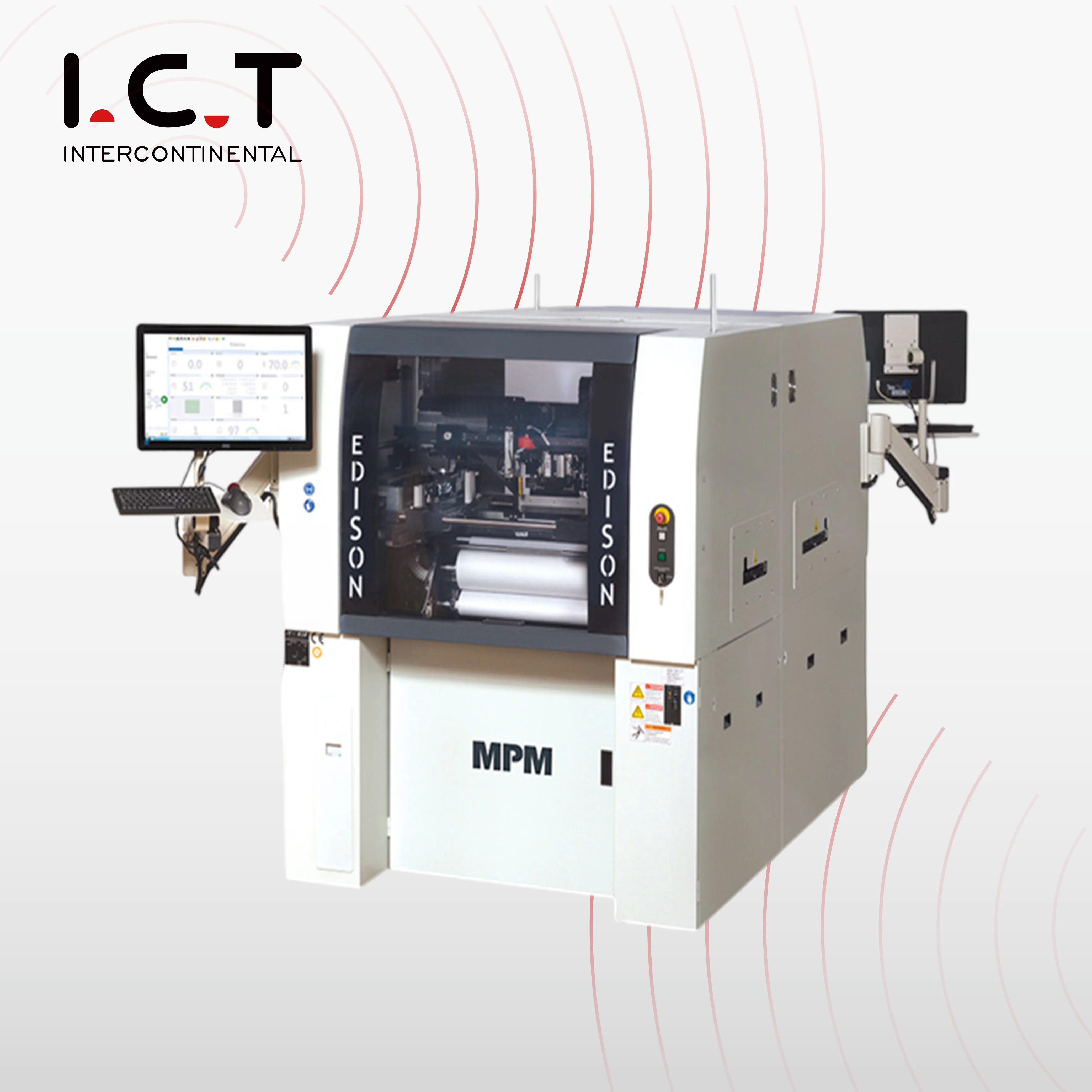 SMT Automatic MPM Screen Printer SMT Solder Paste Printing Machine