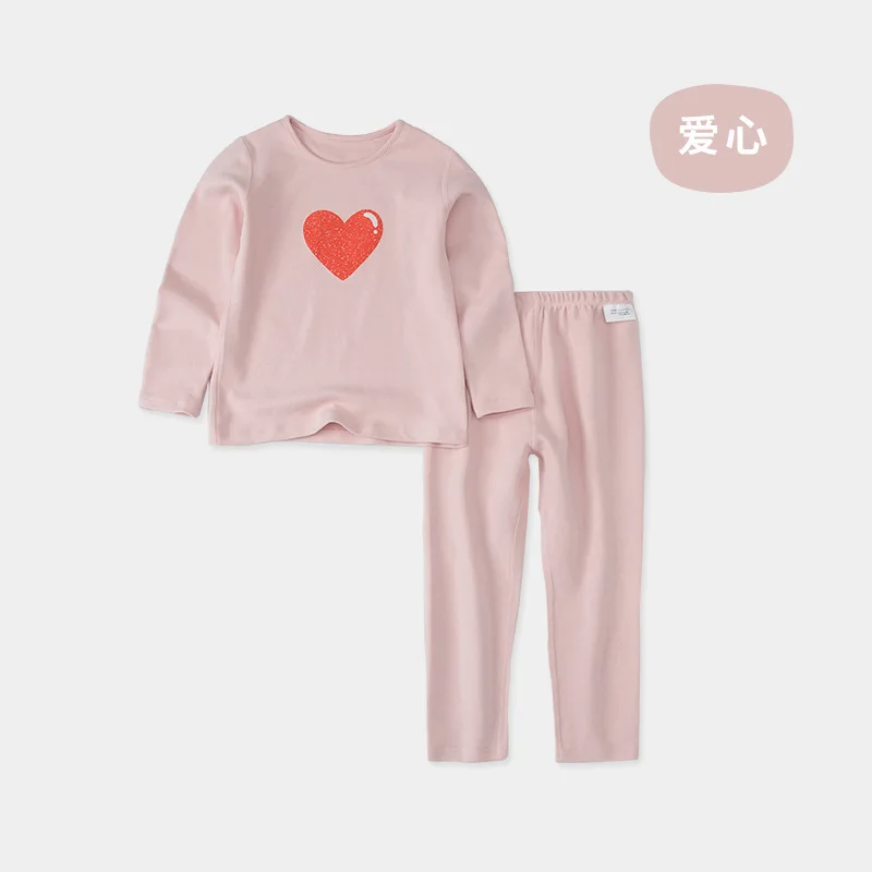 Good Quality Sping Fall Baby Girls And Boys Cotton Sleepwear Kids Cartoon Printed Pajamas Homewear Childrenclothing Sets