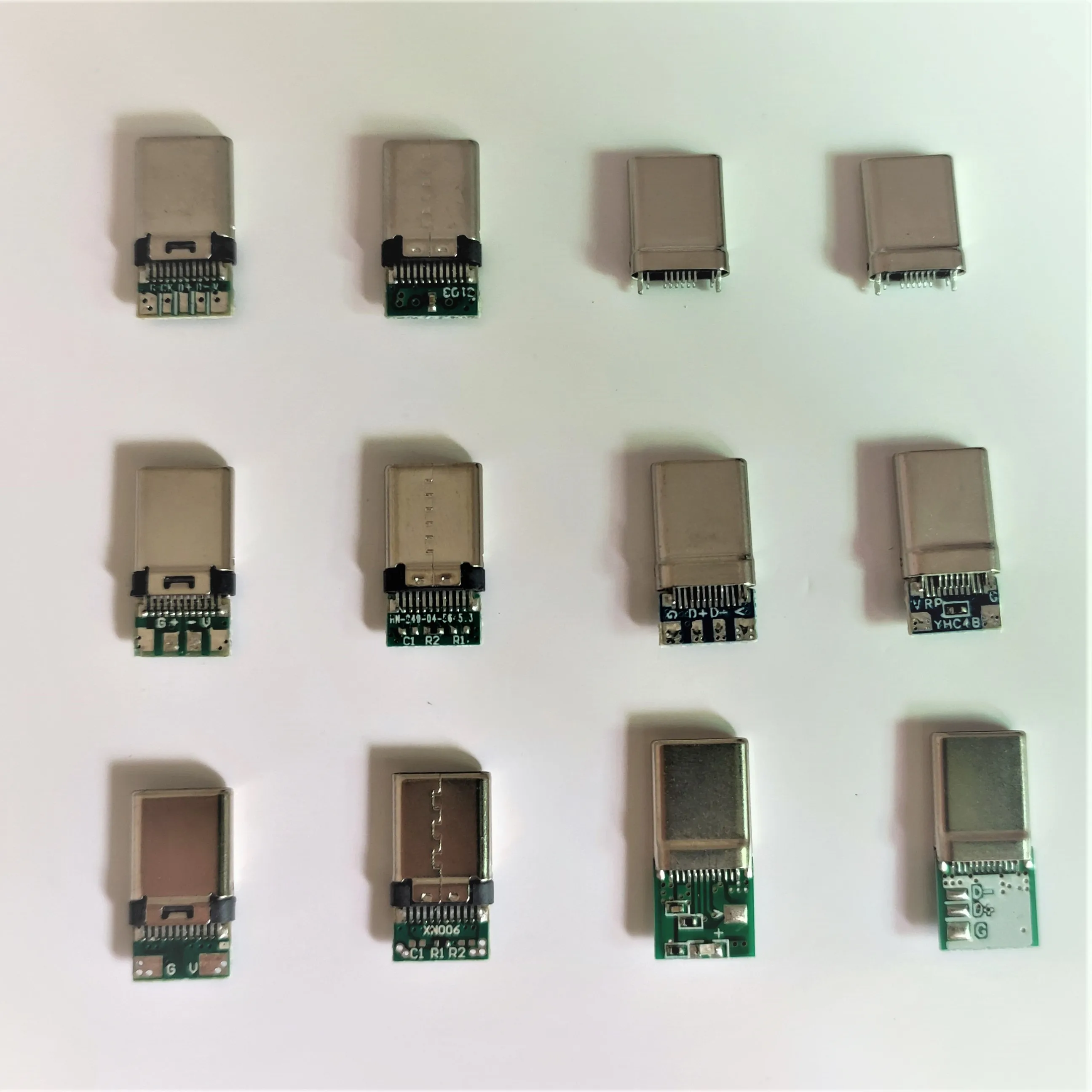 Circle Interconnect Usb C Type Connector Male 24pin With Pcb USB C data cable Type C Connector