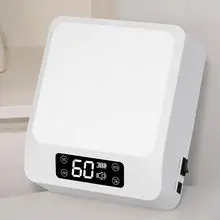 H20 Quick Drying Nail Lamp Rechargeable Nail Gel Dryer Simple LED Display LED UV Lamp for Nail Techs and Home Use