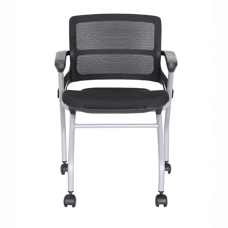 Kabel Plastic Chair Office Visitor Training Chair With Castors With Tables Attached Fold Tablet Arm