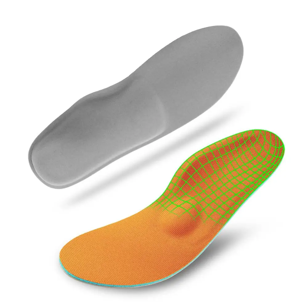  Memory foam EVA soft shock absorbing flat feet orthotic insoles arch support inserts foot