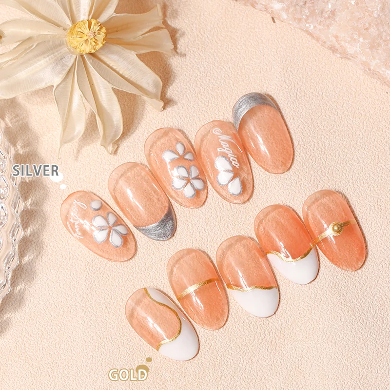 Лак для ногтей HS, удаляемый замачиванием, УФ-лак для ногтей, частная этикетка, с металлическим эффектом, для рисования, Гель-лак