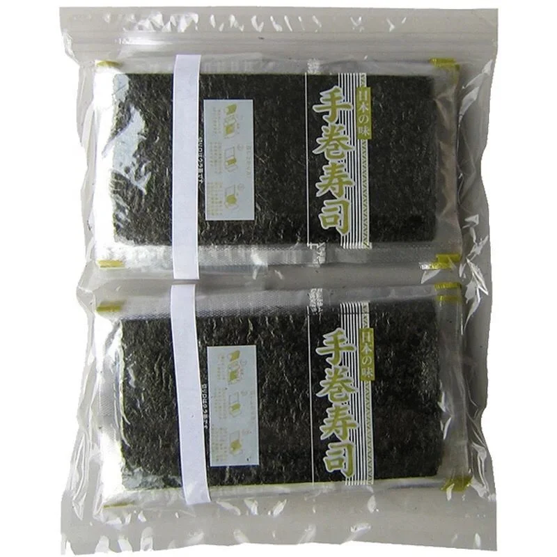 grade A half cut Haccp certified roasted hand roll temaki seaweed sushi nori wrapper