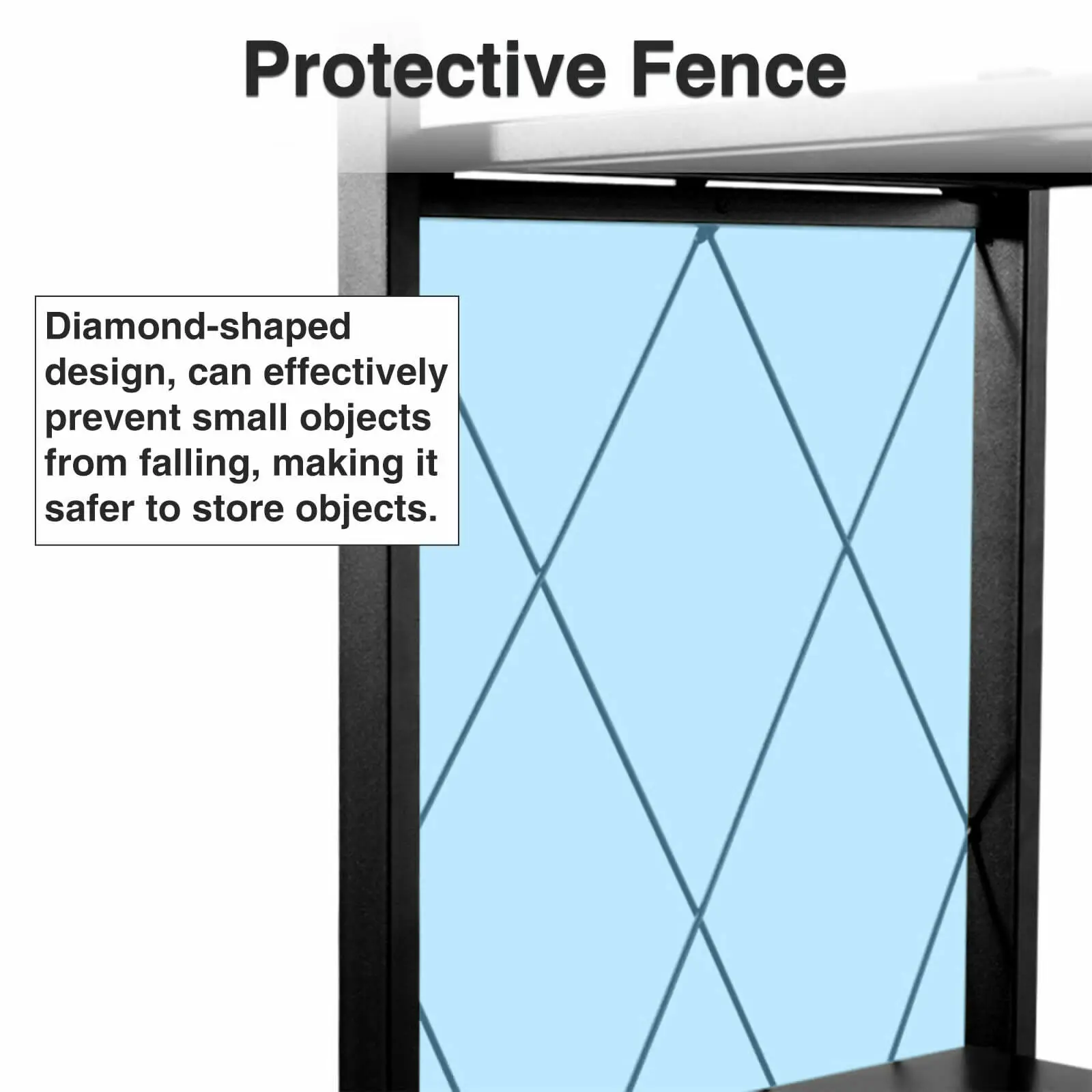 YXHT Arrival Black Iron Metal 3 4 5 Tiers Corner Storage Shelf Folding Kitchen Rack