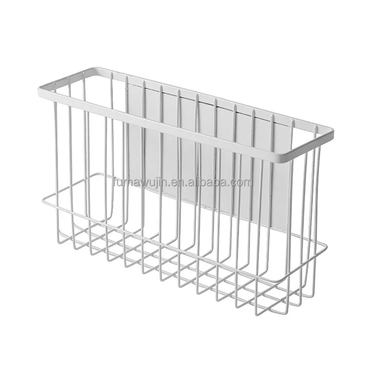 Refrigerator storage containers iron strong welded metal wire mesh organizer magnetic storage basket