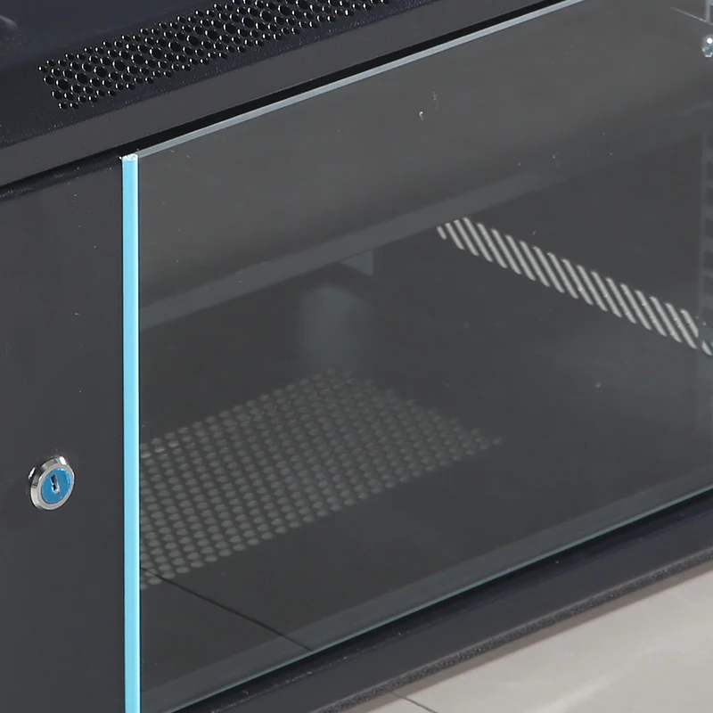 Wall mount server rack glass door 19 inch network cabinets, wall mounted server rack cabinet 15u