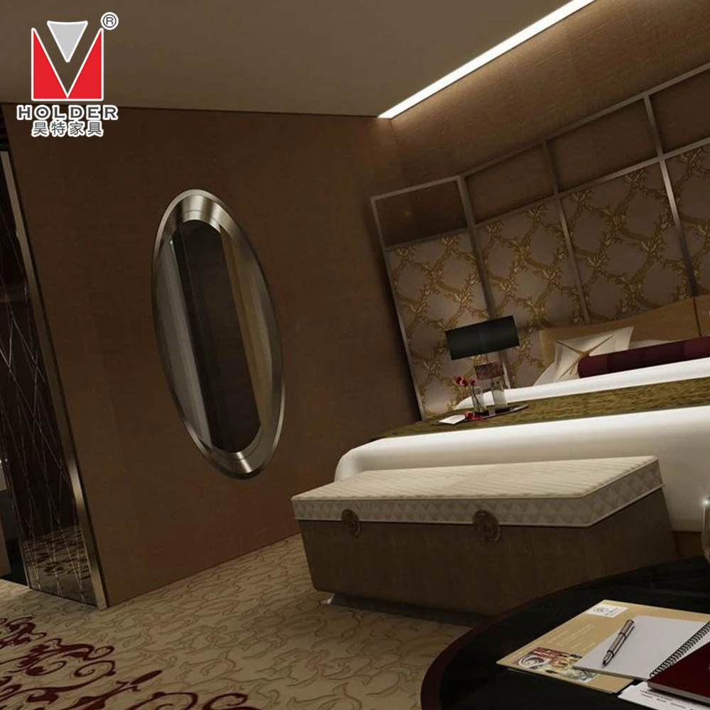 Apartment real wood bedroom sets furniture king size bed modern bedroom furnitures set luxury with storage