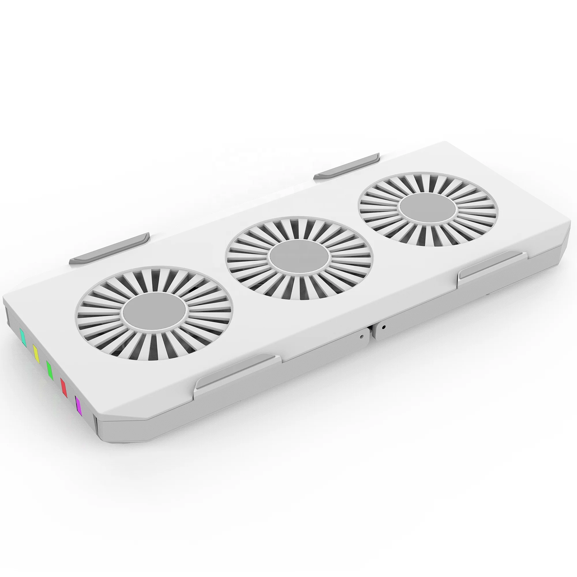 Portable Slim Smart Laptop Cooling Pad USB 3 Fans Gaming Laptop Cooler Fan for 17 Inch Cooler Plug Play For Notebook PC Laptop