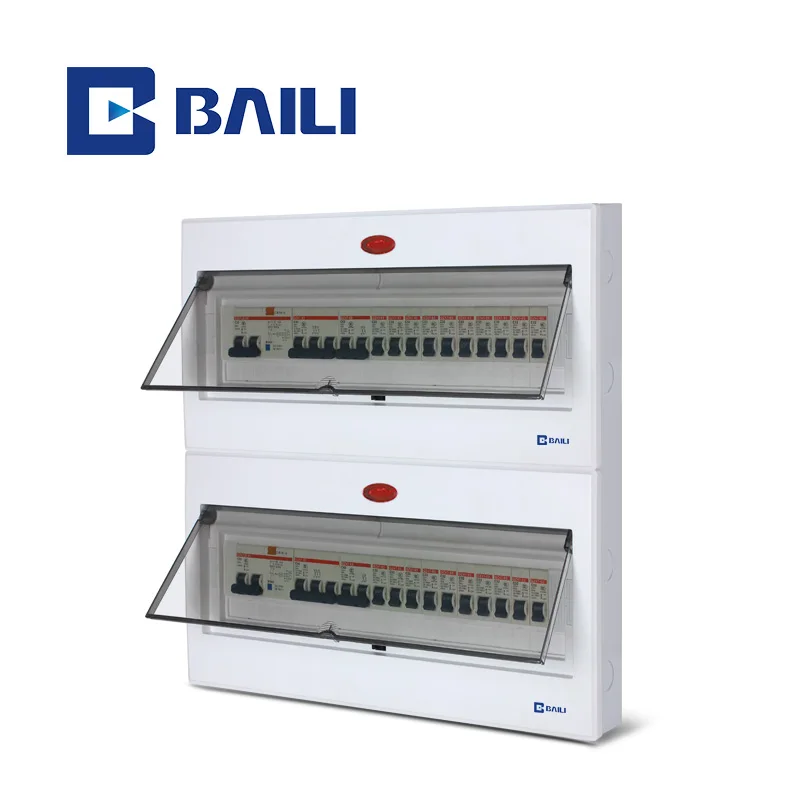 BAILI V8 42way металлическая Нижняя Пластиковая крышка для поверхностного монтажа со световым индикатором коробка распределительная коробка MCB