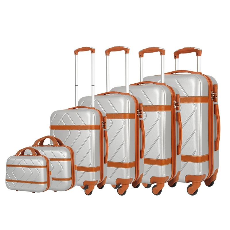 Multiple Size 6 Pcs Carry On Luggage Carry Polo Case Suitcase For Men Women Luggage Set Trolley