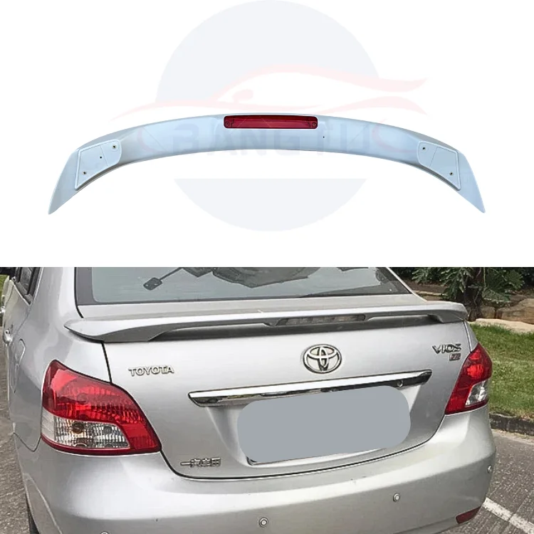 ABS auto rear wing spoiler fit for TOYOTA sedan YARIS /VIOS+ L 2008-2013