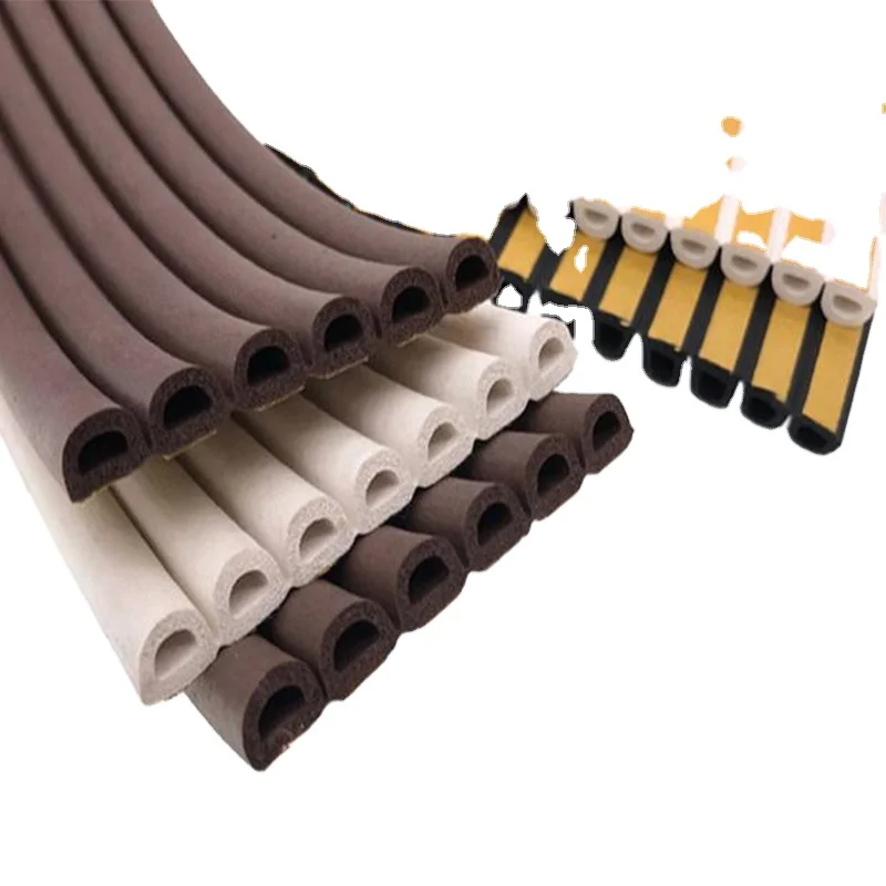 EPDM Material Door and Window Frame Eco-friendly White Rubber Seal Strip Custom Size EPDM Foam Sealing Strip Home Application